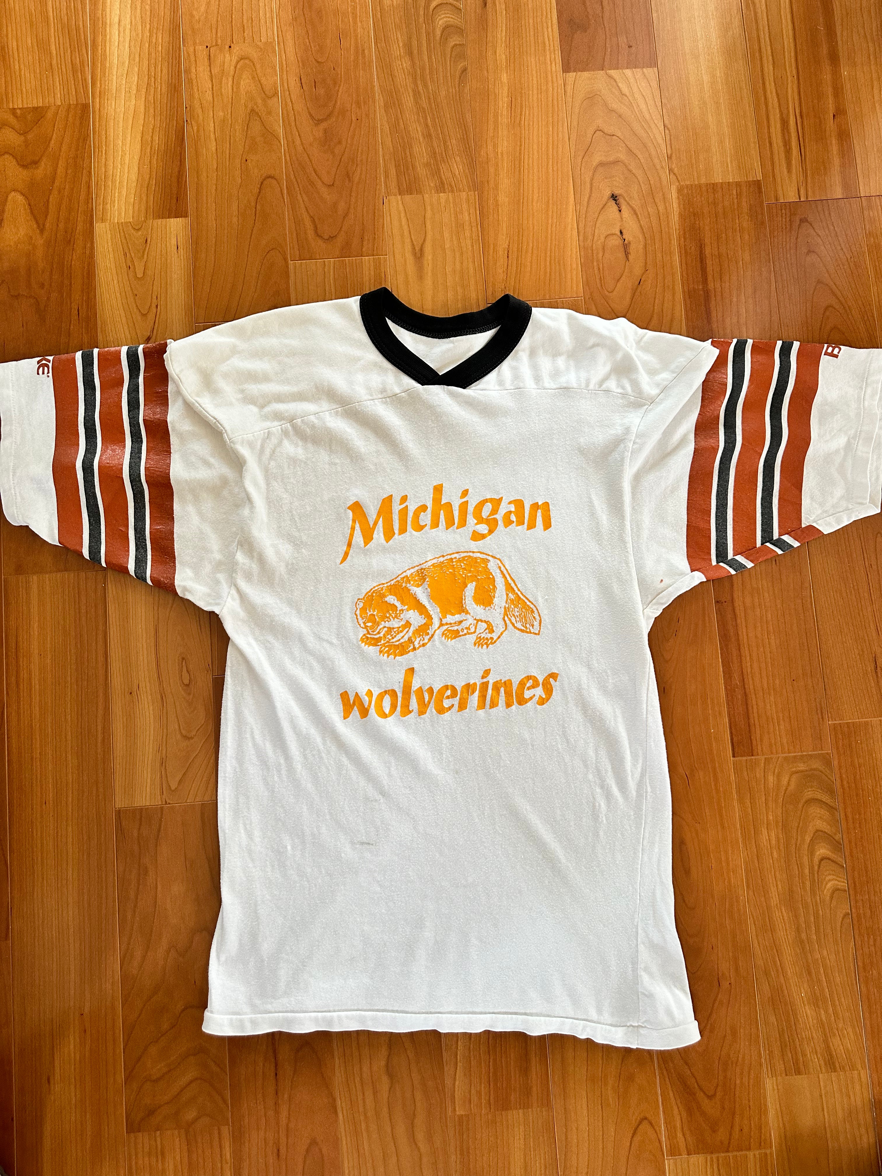 80s フットボールTシャツ